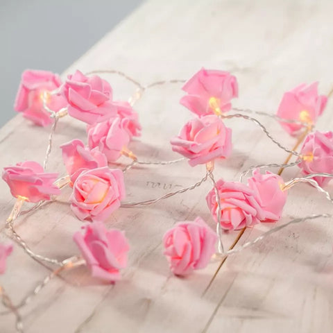 Pink Rose Led sting Lights