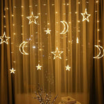 Star and Moon led string lights / curtain ligjts