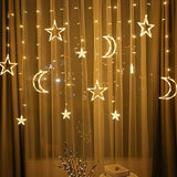 Star and Moon led string lights / curtain ligjts