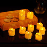 LED Wax candles pack of 6