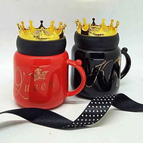 King Queen couple mug