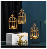 Golden Iron candle holder