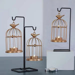 Golden Iron candle holder