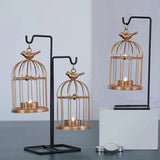 Golden Iron candle holder