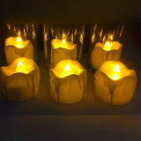 LED Wax candles pack of 6