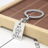 My Dad my hero keychain