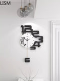Numeric Righty Wall clock