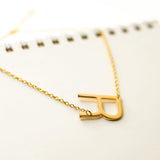 English Initial Name Necklace