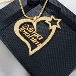 Heart Shape name necklace
