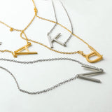 English Initial Name Necklace