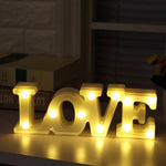 Love led Alphabets