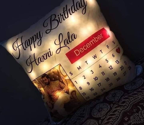 LED Calendar Cushion