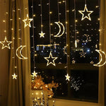 Star and Moon led string lights / curtain ligjts
