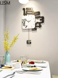 Numeric Righty Wall clock