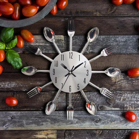 Cutlery Clock for kitchen