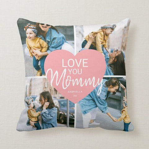Love You Mommy Photo Cushion