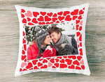 Single Photo Cushion with Hearts