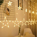 Star and Moon led string lights / curtain ligjts