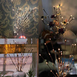 Led Twig Warm White Branch Vase Lights