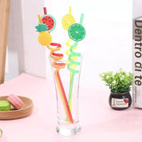 Spiral straws for kids (4 pcs)