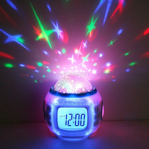 Kids Room digital projector clock