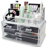 Transperent Multi purpose cosmetics organizer