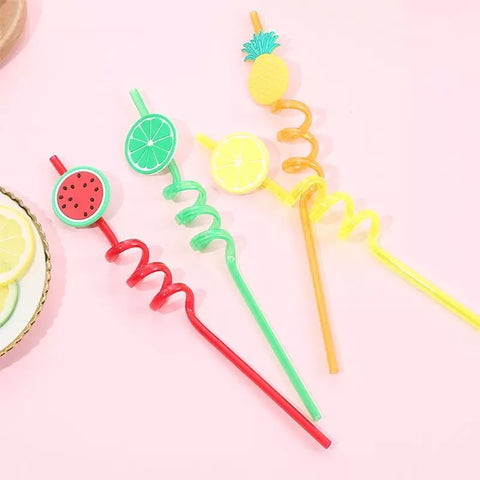 Spiral straws for kids (4 pcs)