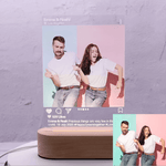 Instagram Style 3D Led Lamp Gift – Personalized Anniversary Gift