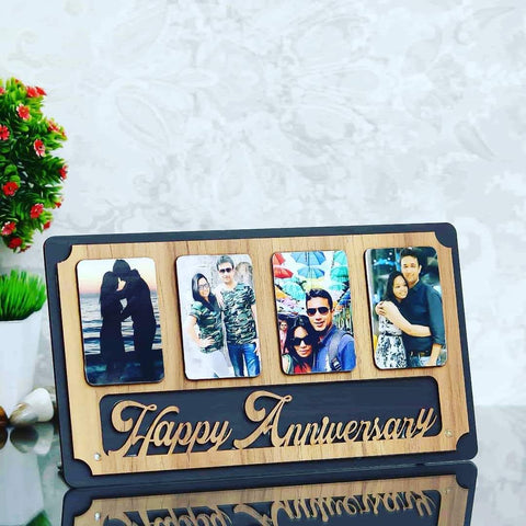 Wooden Table Photo Frame