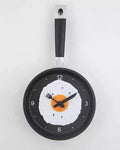 frypan shape kitchen wall clock