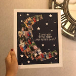 Moon Collage photo frame