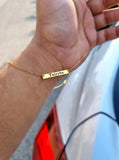 Customized Bar plate necklace