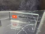 Social Media Desk Plaque