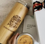 Wooden bottle personalized
