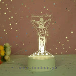Love you dad Led illusion lamp