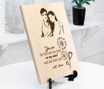 Young Love personalized wooden frame