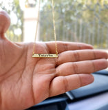 Customized Bar plate necklace