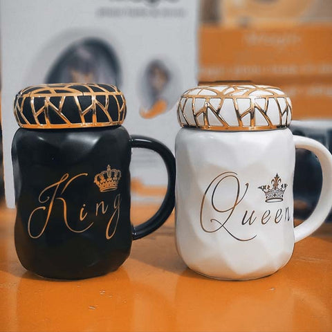 King Queen Couple Mugs