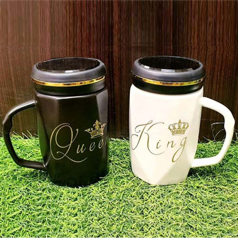 King Queen Long Mugs