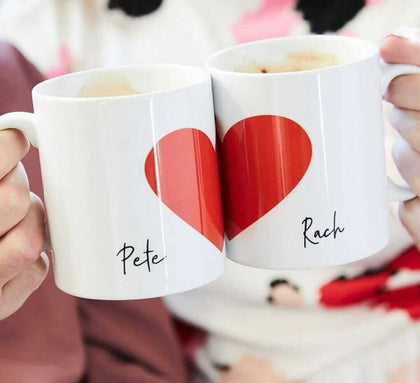 Personalized Couple Pair Love Mugs – Wedding Gift in Pakistan