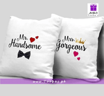 Mr & Mrs Cushions | Couples Pillows | His and Hers Pillows |