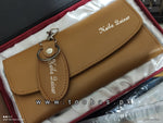 Ladies Leather wallet keychain set