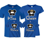 King & Queen Prince and Princes Set of 4