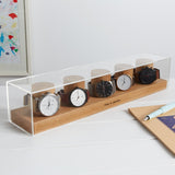 Watch Stand for Five Watches / Peach Wood Watch Storage