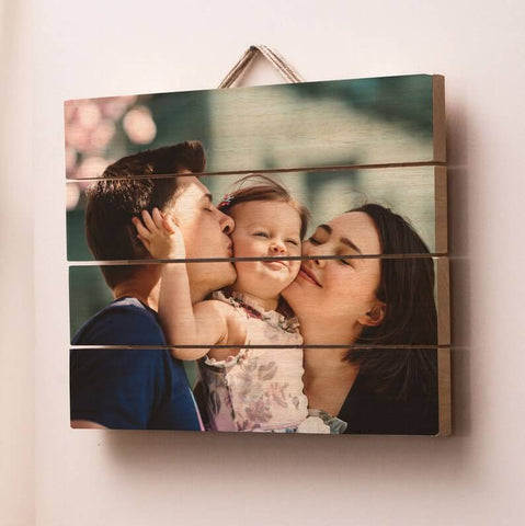 Custom Photo Pallet Art on Wood