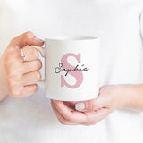 S Alphabet name mug