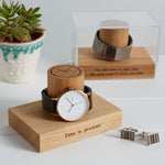 Watch Box for One Watch / Gift For Him / Wedding Day Groom Gift / Personalised Watch Display Box / Watch Holder Gift Anniversary