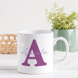 Alphabet name mug