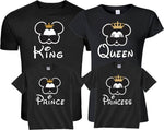 King & Queen Prince and Princes Set of 4