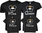 King & Queen Prince and Princes Set of 4